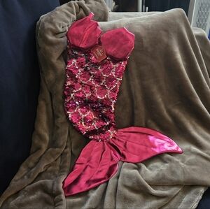 Pink Mermaid Holiday Sequin Stocking